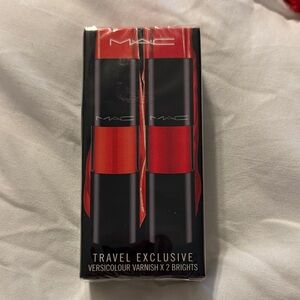 MAC Cosmetics Versicolour Varnish Lipstick Set - Red and Black